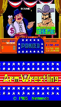 Arm Wrestling screen shot title